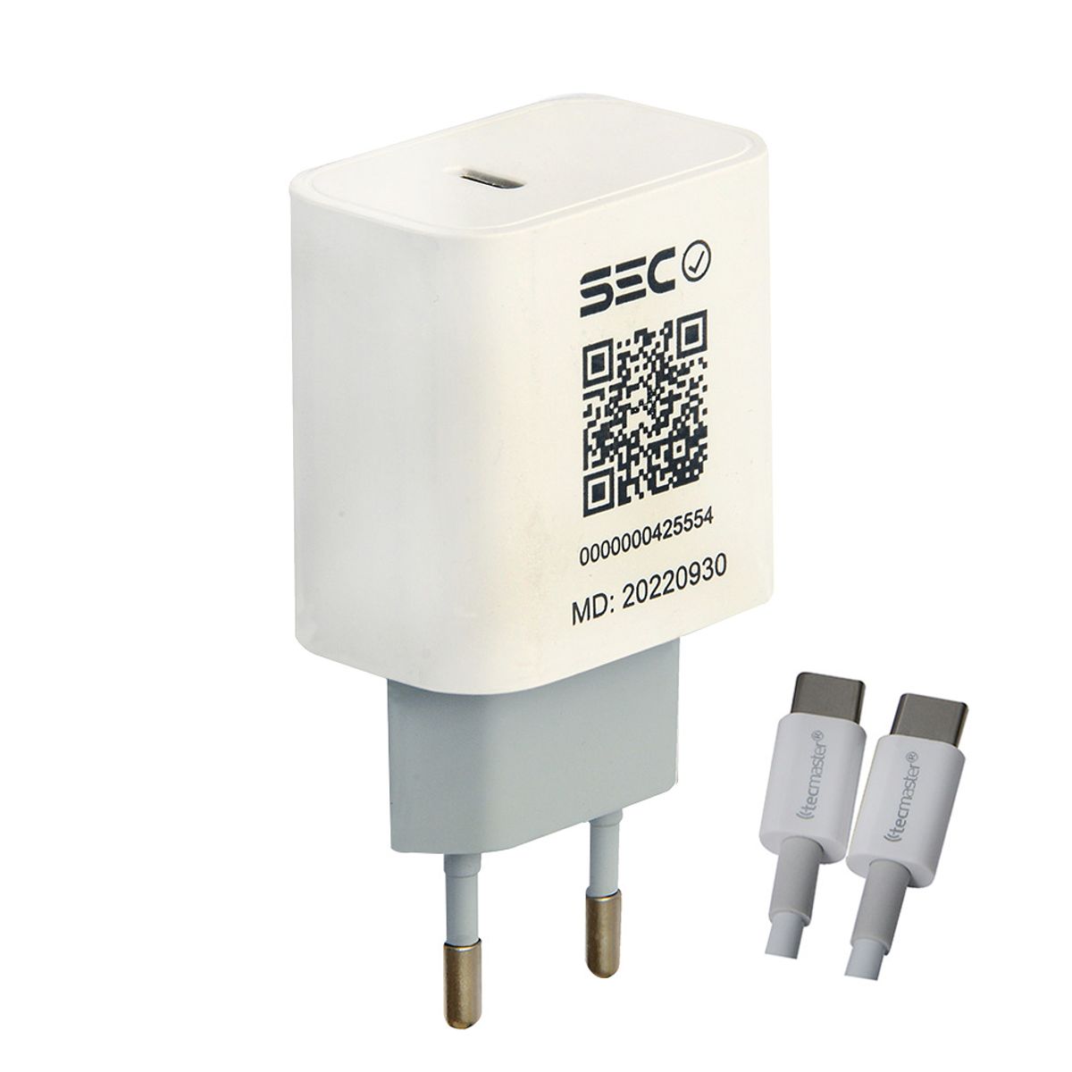 TECMASTER - Cargador Pared Type-c 1usb/3a Pd Tecmaster Tm-200524