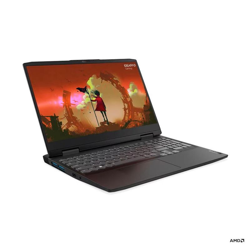 LENOVO - Notebook R5 6600H RTX 3050 4GB 8GB 512GB  156 W11H IdeaPad Gaming 3 15ARH7 Reacondicionado