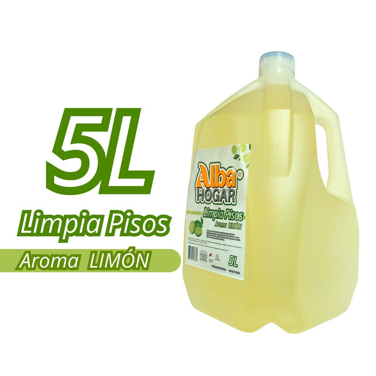GENERICO - Limpia Piso Multiuso Aroma Limón Alba Hogar 5L
