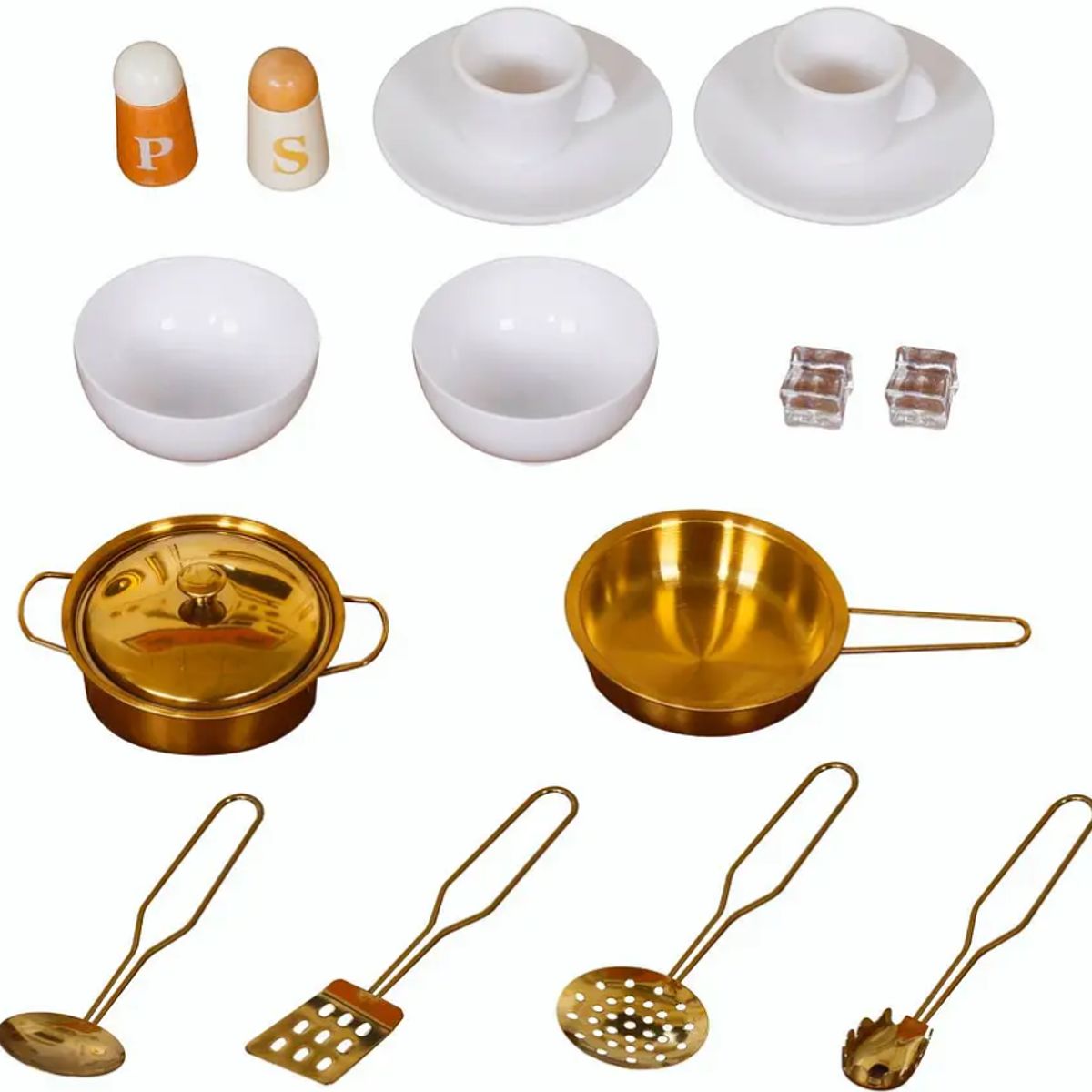 KIDSCOOL - Cocina Con Accesorios Luxury-Pro Blanca