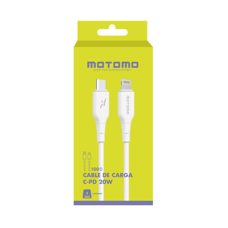 MOTOMO - Cable Usb Pd-max 20w30 1m Tipo-clightning Motomo Catele33