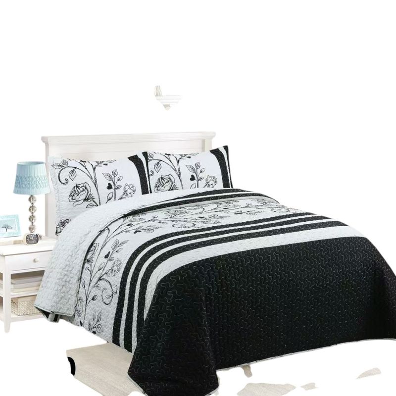 ANGELES DEL HOGAR - CUBRECAMA QUILT CON CHIPORRO DISEÑO 2 PLAZAS