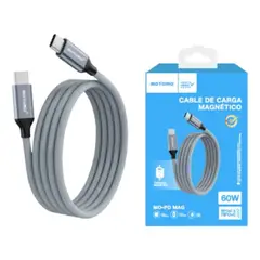 MOTOMO - Cable Usb 60w 1m Tipo-c/tipo-c Magnetico Mo-pdmag