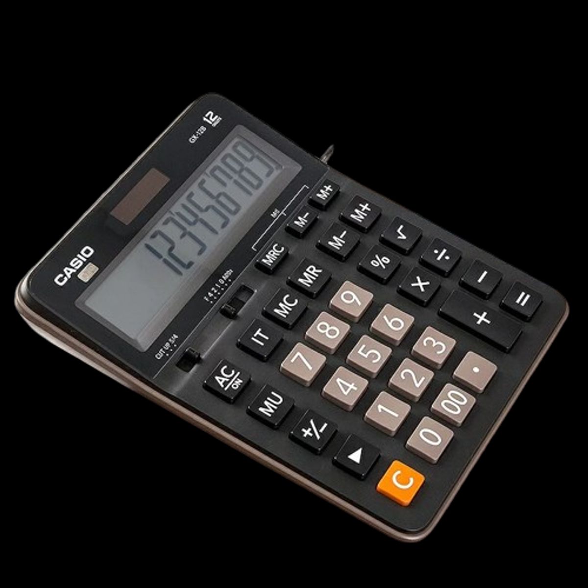 CASIO - CALCULADORA CASIO GX12B TIPO GRANDE 12 DIGITOS