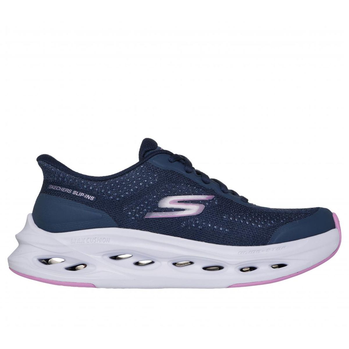 SKECHERS - Zapatillas Mujer Slip-ins Max Cushioning Glide-Step Hartford Azul Skechers