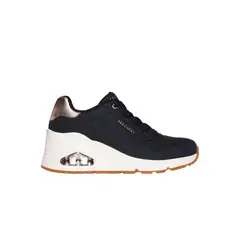 SKECHERS - Zapatillas Mujer Uno Wedge Hi Steps Negro