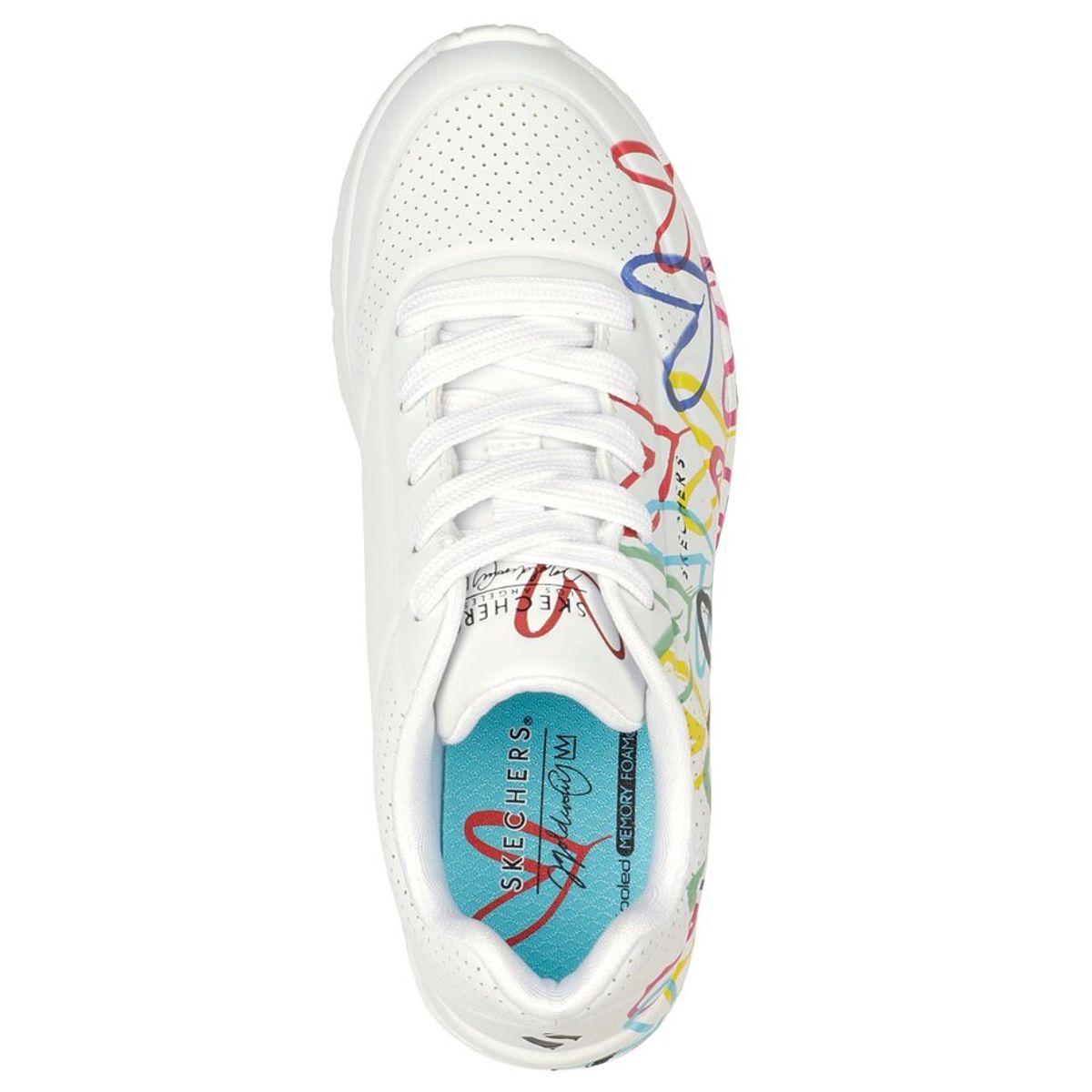 SKECHERS - Zapatillas Niña Uno Lite Spread The Love Blanco Skechers
