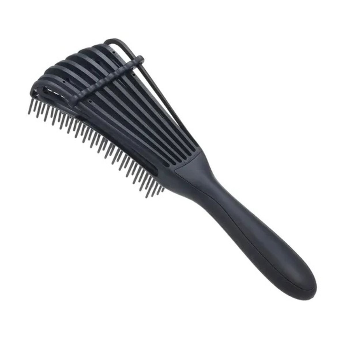 GENERICO - Cepillo Flexible Desenredante Y Definidor De Rizos Negro