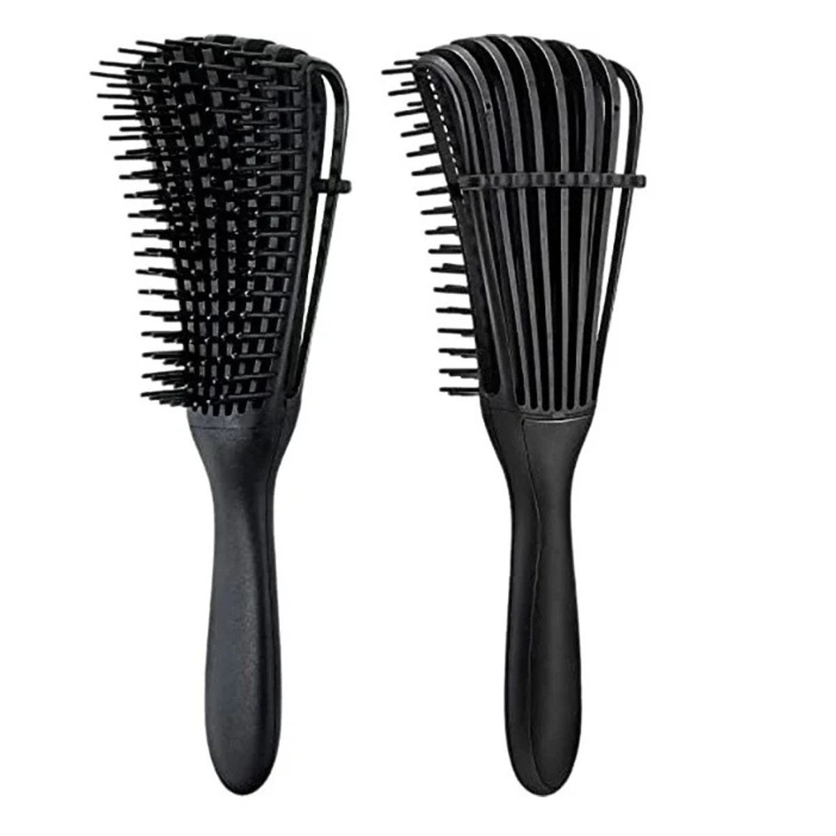 GENERICO - Cepillo Flexible Desenredante Y Definidor De Rizos Negro