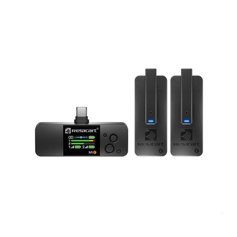 RELACART - Relacart MI3 Sistema Micrófonos Inalámbricos Lavalier Set