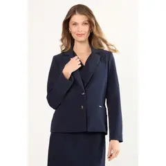 MA GRIFFE - Blazer Mujer Azul Magriffe