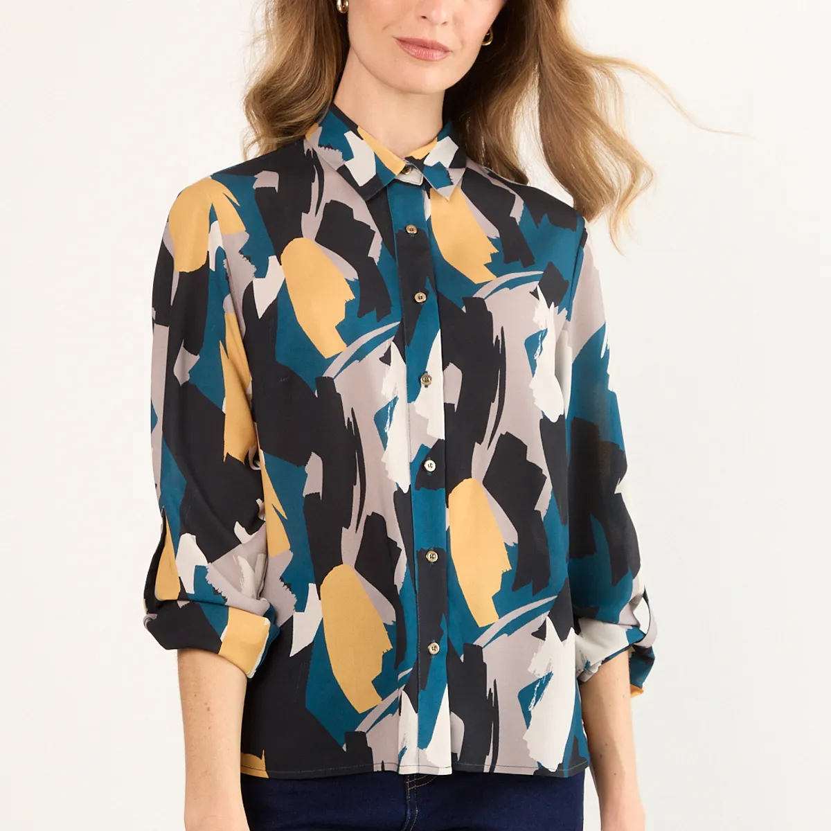 MA GRIFFE - Blusas Manga Larga Mujer Negro Magriffe