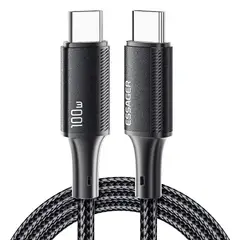 GENERICO - Cable USB-C a USB-C 100W Potencia velocidad
