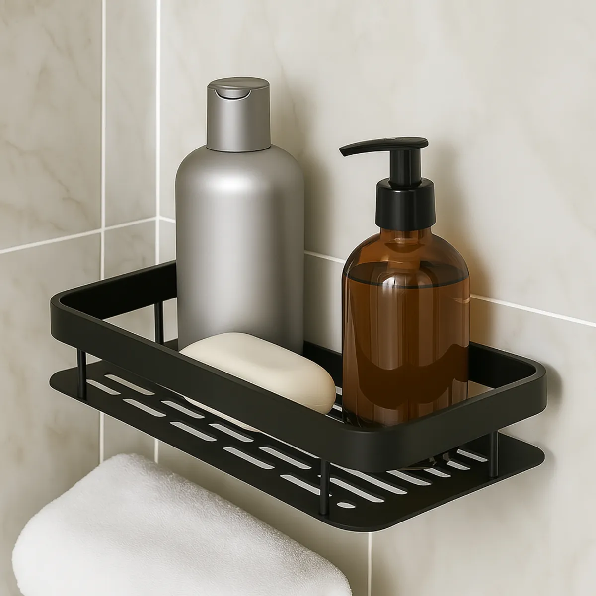 JAVIMATE - ORGANIZADOR DE DUCHA NEGRO