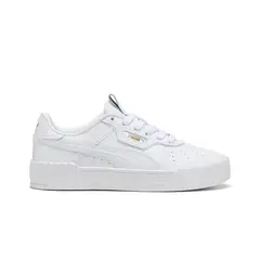 PUMA - Zapatillas Mujer Carina 3.0 Luxe Blanco