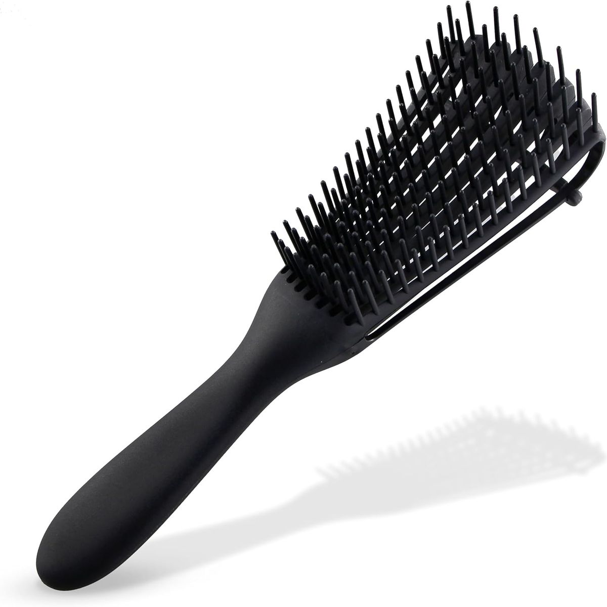 GENERICO - Mini Cepillo Flexible Desenredante Y Definidor De Rizos Negro