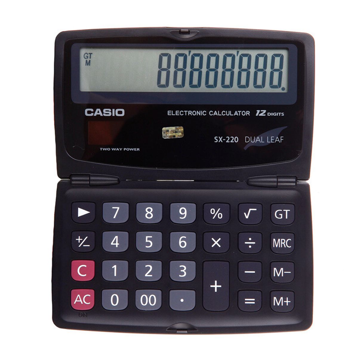 CASIO - CALCULADORA CASIO SX220 SOLAR Y PILA 12 DIGITOS