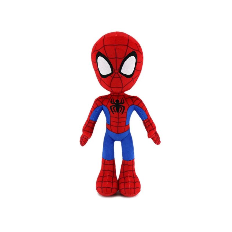 TIOZONEY - Peluche Suave Serie Spider Color Azul-Rojo 30 Cm