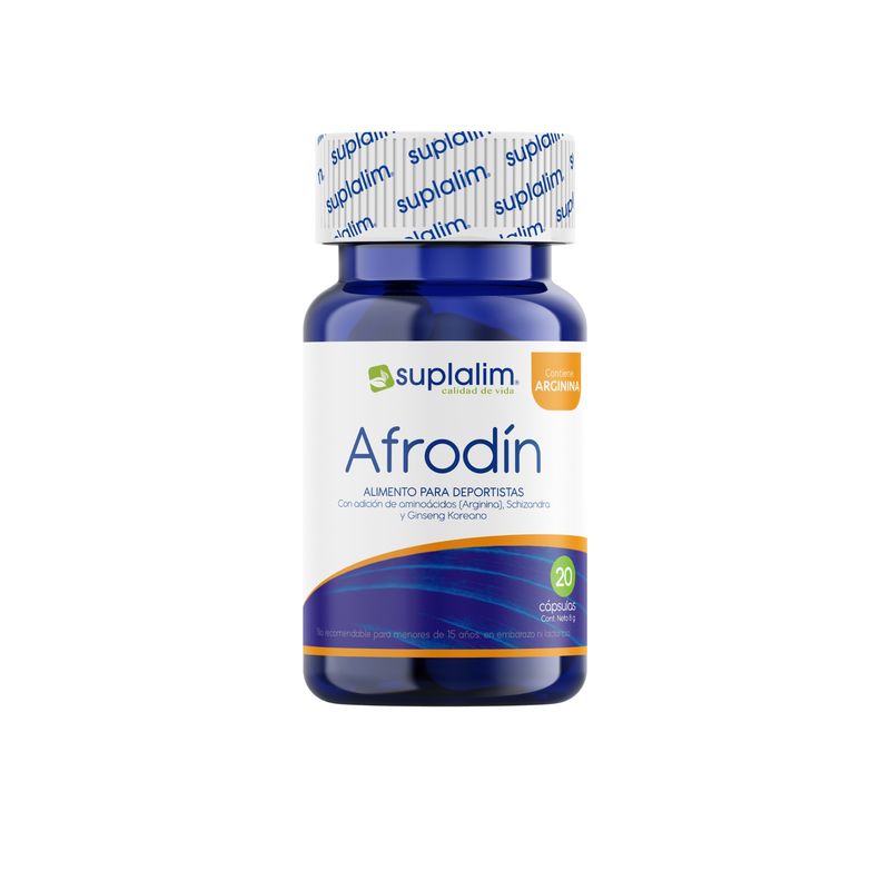 SUPLALIM - Afrodín – Afrodísiaco Natural 20 Cápsulas