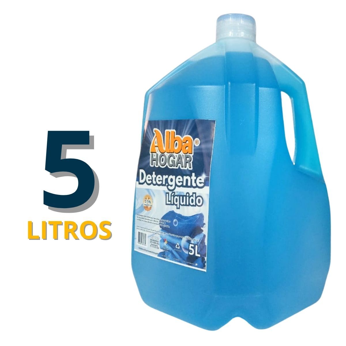 GENERICO - Detergente Líquido 5L Alba Hogar Jabón Líquido