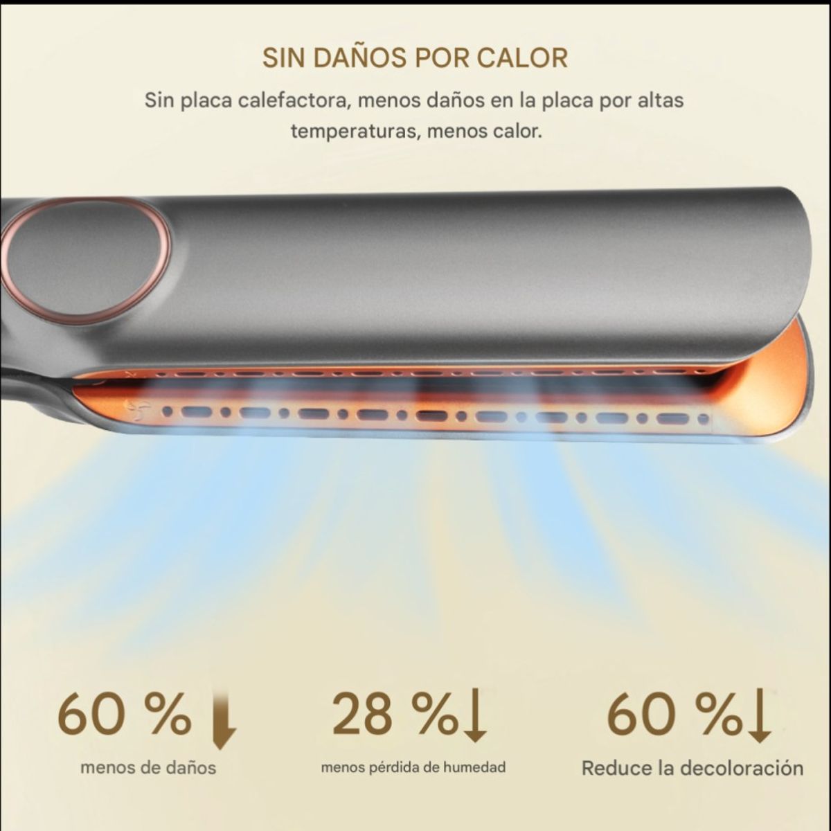 ONLYOU - Alisador de Pelo  + Secador Air 2 en 1 Air Straightener  ONLYOU WT038