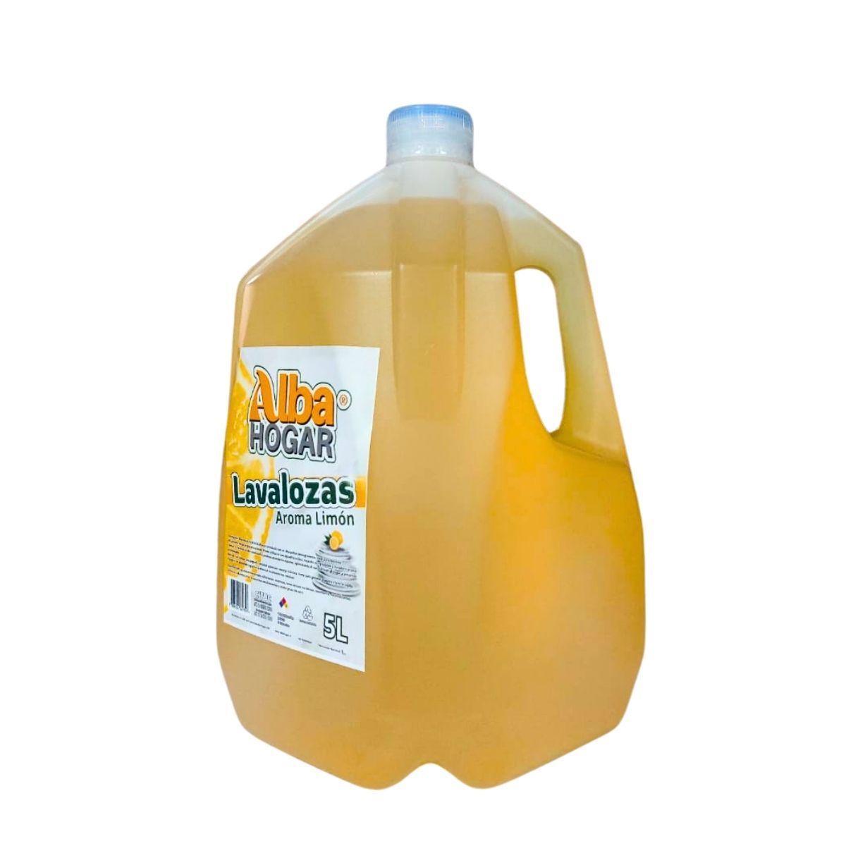GENERICO - Lavalozas 5 Litros Alba Hogar Aroma Limón