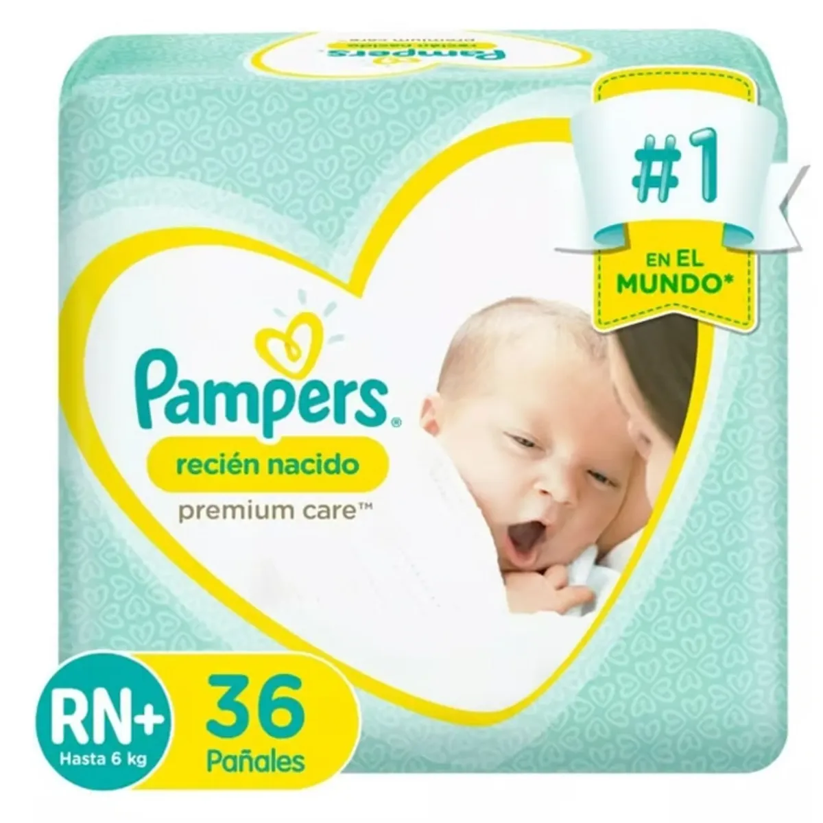 PAMPERS - Pañal Pampers Premium Care Rn+ 36