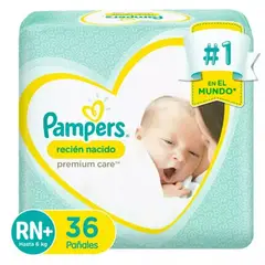 PAMPERS - Pañal Premium Care Rn+ 36