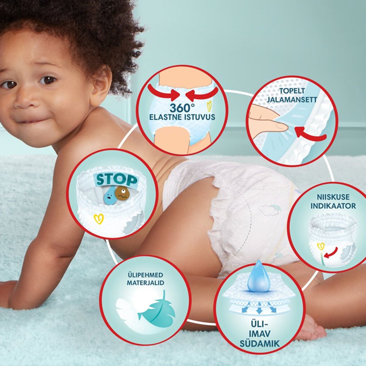 PAMPERS - Pañal Pampers Premium Care XG 16