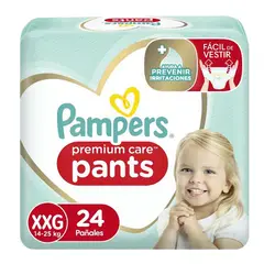 PAMPERS - Pañal Premium Care Pants XXG 24