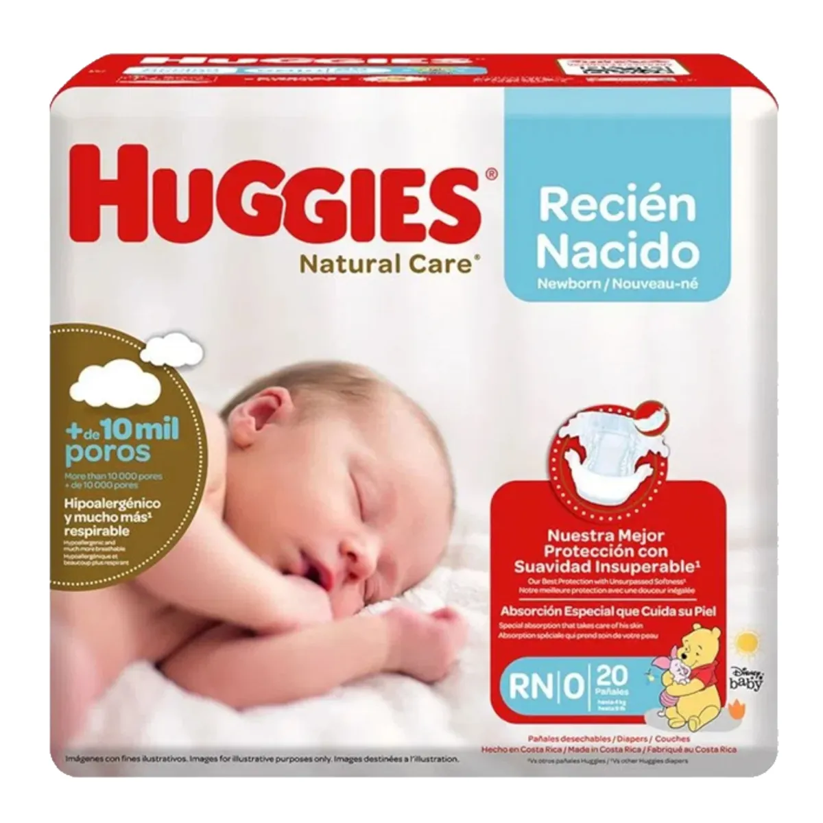 HUGGIES - Pañal Huggies Natural Care Rn 20