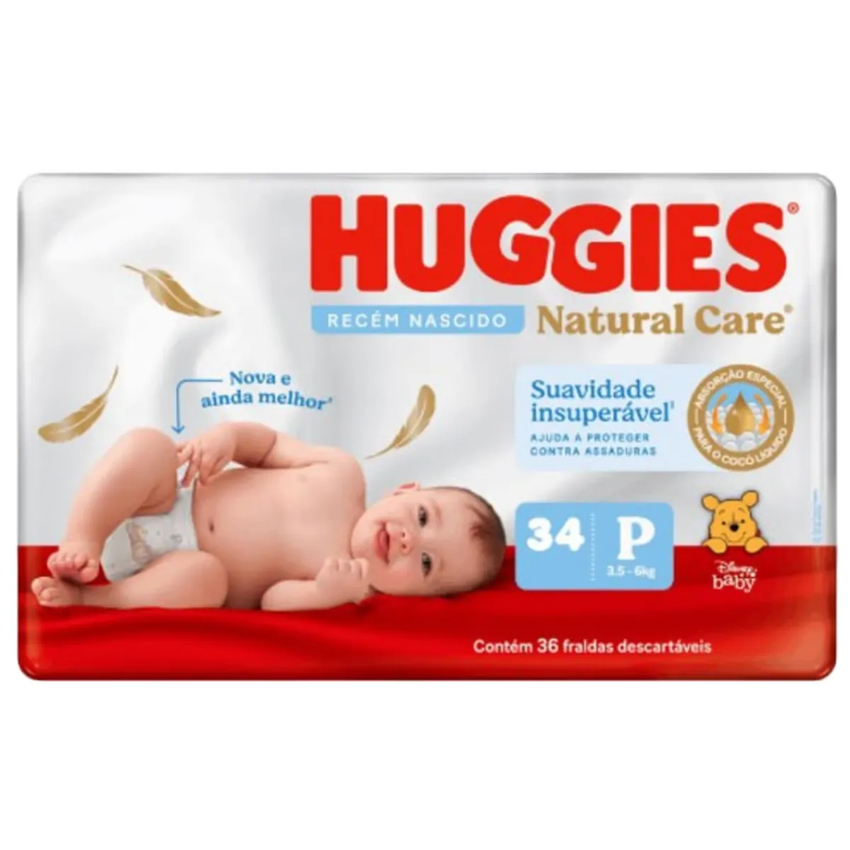 HUGGIES - Pañal Huggies Natural Care P 34