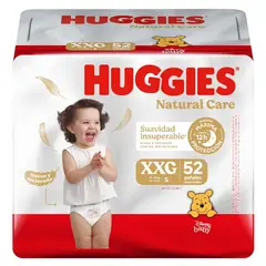 HUGGIES - Pañal Natural Care XXG 52