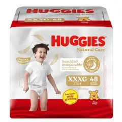 HUGGIES - Pañal Natural Care XXXG 48