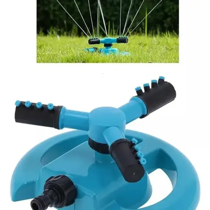MOVI - Regador Giratorio 360° con Base y 3 Aspas