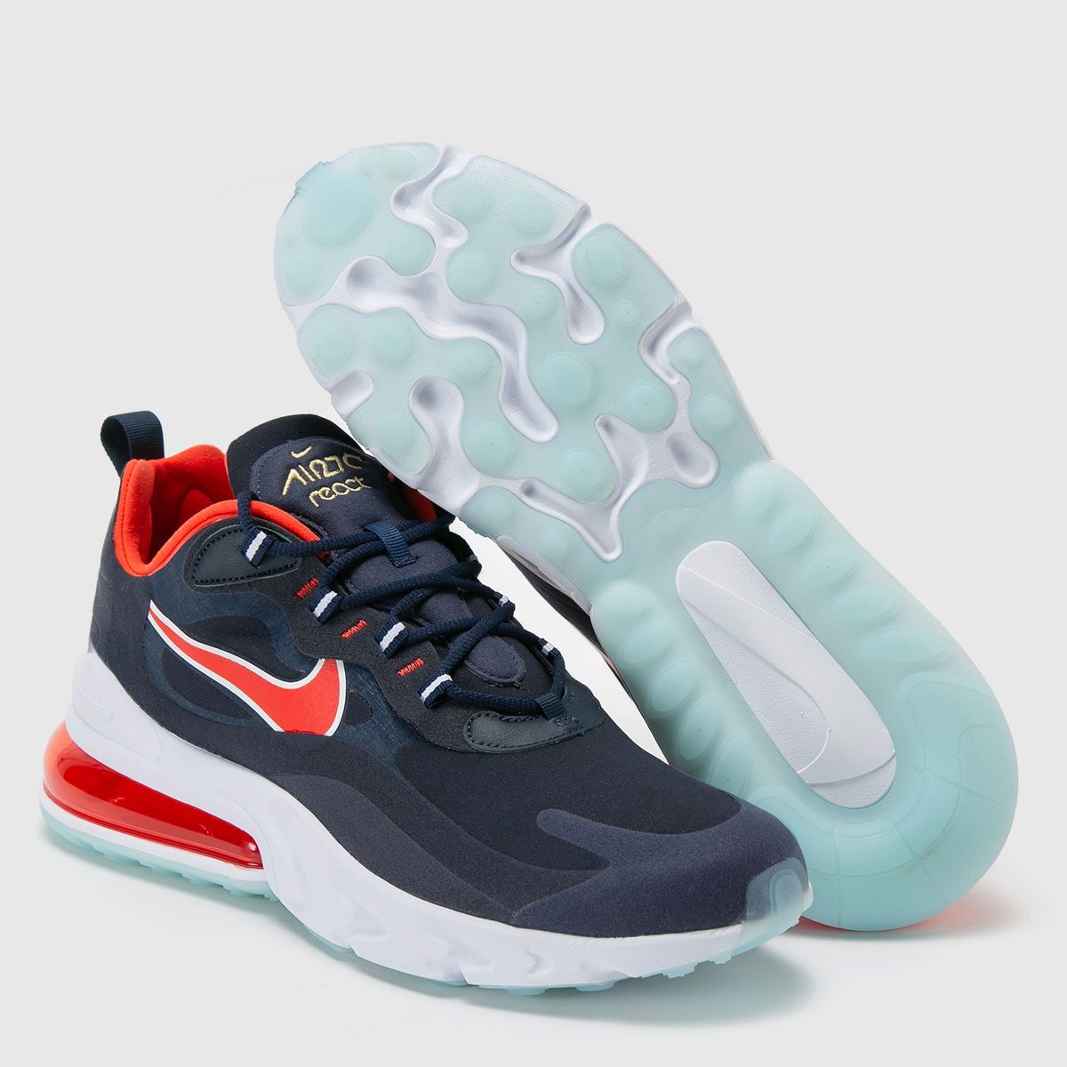 NIKE - Air Max 270 React Zapatilla Urbana Hombre Negro Nike