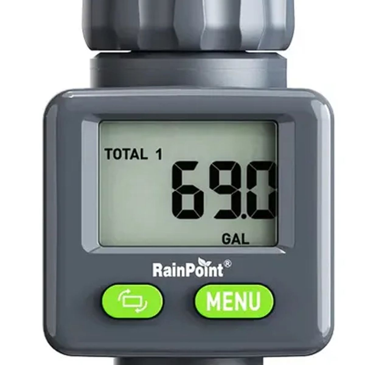 RAINPOINT - Medidor Flujo Caudal Consumo De Agua Flujometro Digita