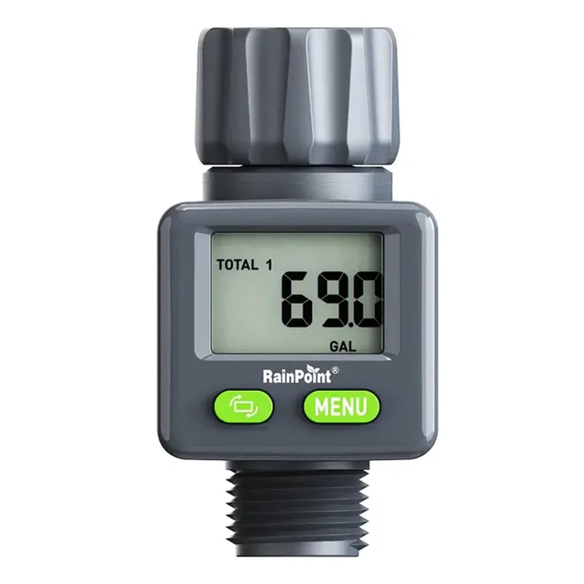 RAINPOINT - Medidor Flujo Caudal Consumo De Agua Flujometro Digita