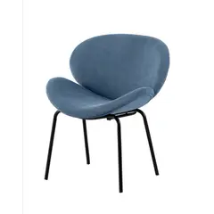 ARTIHOGAR - Silla Swan Sitial Color Azul Tela Curdoroy By Arne Jacobnson