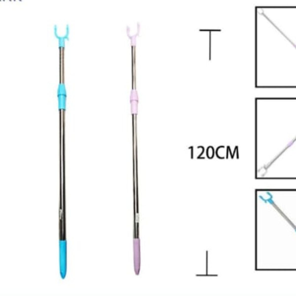 GENERICO - Tenedor De Ropa Plastico 120 Cm