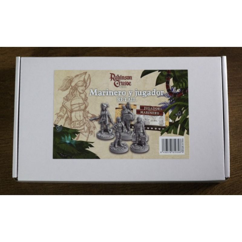 ASMODEE - Personajes Marinero y Jugador - Robinson Crusoe - Español