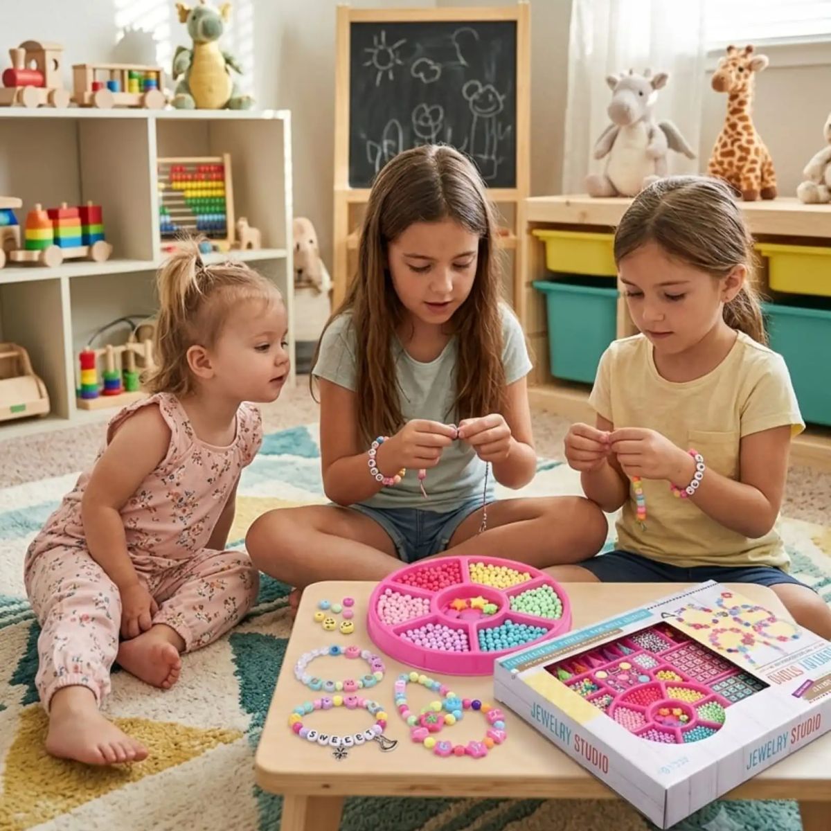 GENERICO - Set De Manualidades Para Crear Pulseras Y Joyería Infantil 02