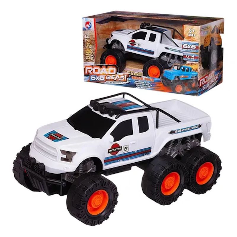 GENERICO - Juguete Auto Vehículo De Fricción 6x6