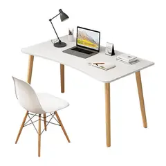 ACTUAL - Escritorio Minimalista Funcional Blanco 100x50x72 Diseño Elegante