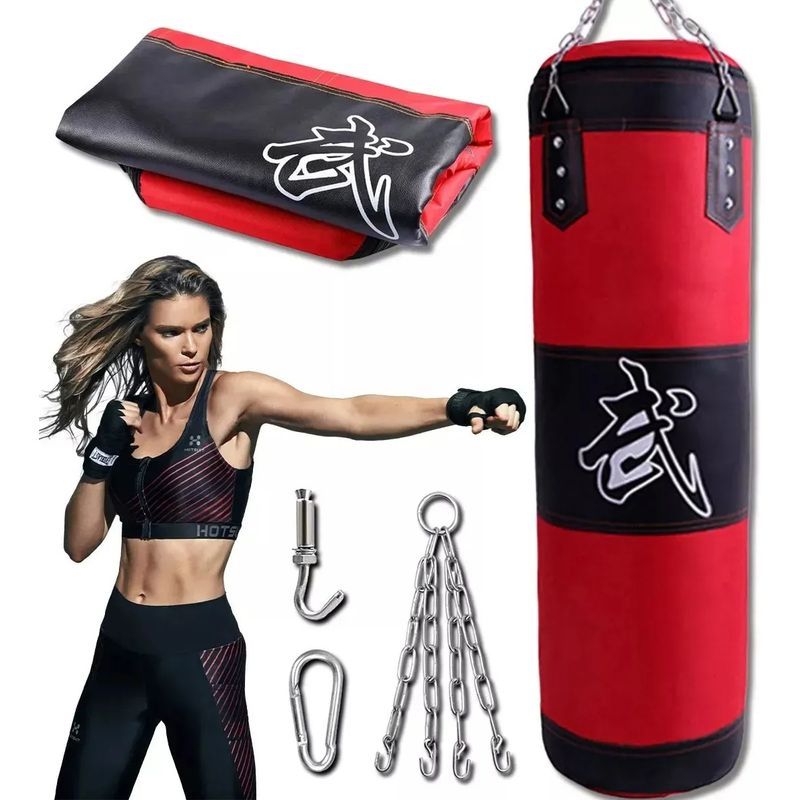 EVERSO - Bolsa Saco De Boxeo Profesional Premiu ConGuantesno Guantes