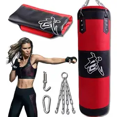 EVERSO - Bolsa Saco De Boxeo ProfesionalPremium Con Guantes noGuantes