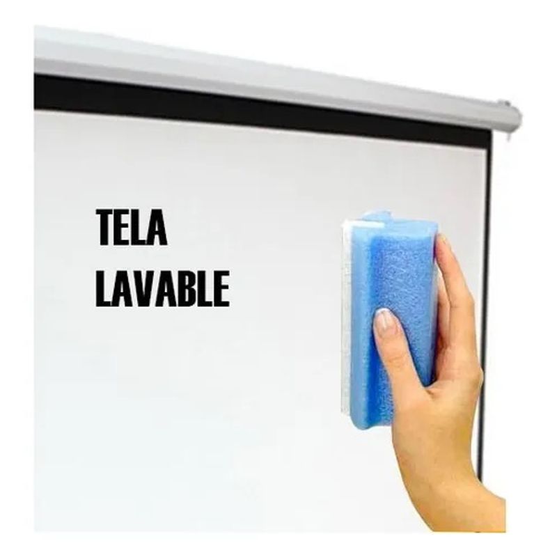 MALIK - Telon Mural Eléctrico 2.00x2.00  para Led Benq LW500