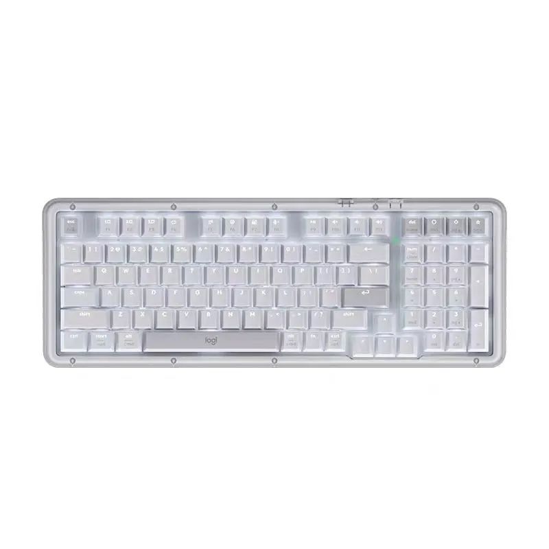 LOGITECH - Teclado inalámbrico multifunción Logitech K98M - Blanco