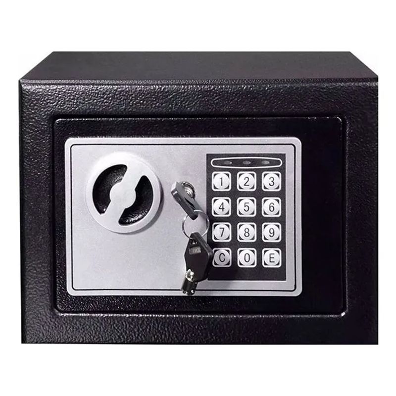 LISM - Caja Seguridad Fuerte Digital Safewell X2 Llaves + Teclado Color Negro