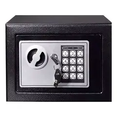 LISM - Caja Seguridad Fuerte Digital Safewell X2 Llaves + Teclado Color Negro